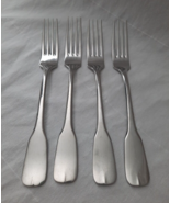 Ginkgo Helmick ~ Alsace  ~ Set of 4 Forks 8.5&quot;  ~ Korea ~ Stainless 18/1... - £62.24 GBP