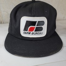 VTG Farm Bureau Logo Patch Insurance Crop Snapback Hat Baseball Cap Foam... - $313.77 MXN