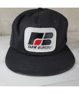 VTG Farm Bureau Logo Patch Insurance Crop Snapback Hat Baseball Cap Foam... - $313.77 MXN