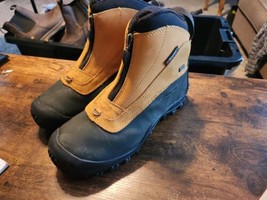 XPETI Mens Snowrider Zip Winter Boots Size US 10.0 Brown - $74.25