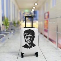 Stylish Luggage Cover Protects Luggage Ringo Starr Beatles Illustration ... - $28.84+