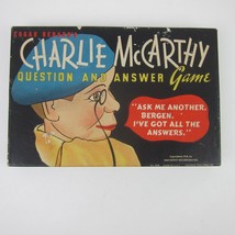 Charlie McCarthy Question &amp; Answer Game Complete Instructions Vintage 1938 RARE - £55.30 GBP