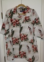 Aloha Hawaiian Surfer Ocean Tropical Button Front Men’s XXL Short Sleeve... - $15.00