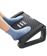 Foot Rests, Adjustable under Desk Footrest with 6 Height Position&amp;Massag... - $51.99 CAD