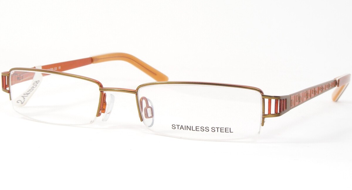 BI Eyewear 2438 12 Verde Oliva / Óxido Único Raro Gafas 51-17-140mm - $66.32