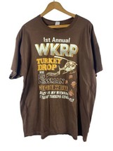 WKRP In Cincinnati Turkey Drop T Shirt Size 2XL Mens Womens TV Show Les ... - £29.75 GBP