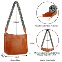 Vegan Leather Crossbody Bags for Women, Shoulder Hobo Purse Bag Tote Mes... - £36.07 GBP