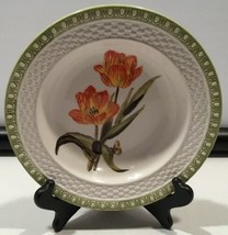 Hampton Garden Rimmed Soup Bowl Raymond Waites Iris Certified International - £10.12 GBP