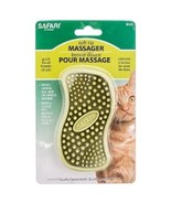 Safari Cat Rubber Curry Brush Soft Tip Massager Reduce shedding and remo... - £9.31 GBP