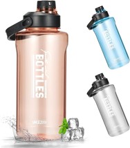  Half Gallon Water Bottle BPA Free Water Jug 64 oz 2L Sports Water Bottl... - $31.23