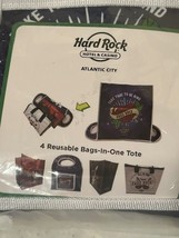 4 Hard Rock reusable tote bags in 1 - SALE image 3