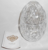 Godinger SHANNON CRYSTAL Lead Crystal COVERED EGG Trinket Box MADE IN PO... - £31.64 GBP