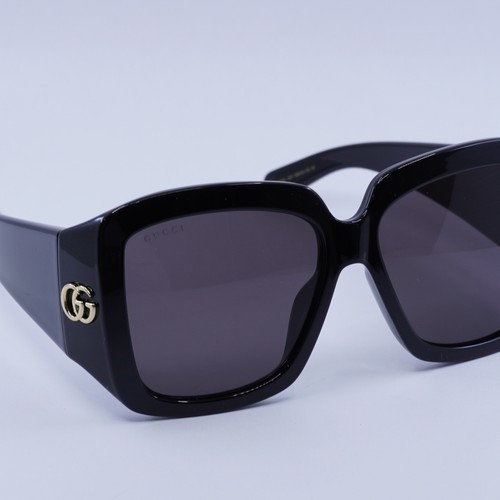 Gucci GG1402SA 001 Black/Grey 55-15-135 Sunglasses New Authentic Item image 6