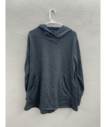 RBX Womens Sweatshirt Size XL Gray Hooded Pullover Thumb Holes Pockets - $18.48