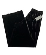Julia Jordon Pants Womens 6 Black Velvet Pull On Wide Leg Elastic Waist ... - $729.27 MXN