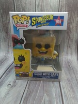Spongebob SquarePants with Gary #916 - The SpongeBob Movie Pop! Movies Vinyl Fig - £14.58 GBP