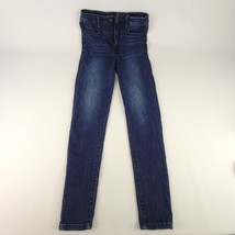 American Eagle Highest Rise Next Level Stretch Jegging Jeans Sz 4 Dark Wash - £19.77 GBP