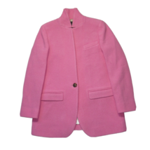 NWT J.Crew Leighton Blazer-Jacket in Rosy Pink Italian Boiled Wool Oversized 0 - £126.16 GBP