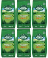 6 Bags Of Green Mountain Breakfast Blend Decaf Ground Coffee 12oz Best b... - €34,13 EUR