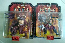 Blizzard Diablo II Action Figures: Diablo & Barbarian (Set of 2) - $195.00