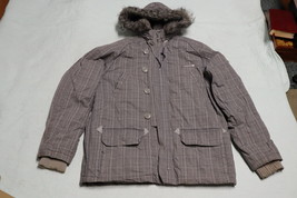 Quicksilver Mens Hooded Full Zip Winter Jacket Coat Size L - £39.14 GBP