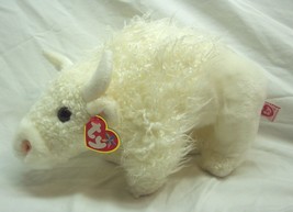 VINTAGE TY 2000 Beanie Buddy ROAM THE WHITE BUFFALO 11&quot; Plush STUFFED AN... - $19.80