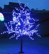 Blue Waterproof 6.5ft LED Cherry Blossom Tree Outdoor Christmas Light Home Decor - £366.83 GBP