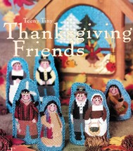 Cross Stitch Thanksgiving Native Pilgrim Couple Turkey Greetings Frame P... - $9.99