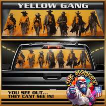 Yellow Gang - Truck Back Window Graphics - Customizable - £46.04 GBP+