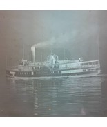 Sidewheeler Paddle Boat 1901 Idlewild Lake Hudson 5x7 Glass Photo Negative - €177,88 EUR