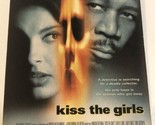 Kiss The Girls Vintage Print Ad Advertisement Morgan Freeman Ashley Judd... - $6.92