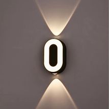LED Outdoor Nordic Style Living Room Modern Minimalist Digital Wall Lamp - £3,562.76 GBP