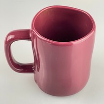 RAE DUNN Coffee Cup Artisan Collection by Magenta Large Red &quot;Give Thanks... - £6.46 GBP