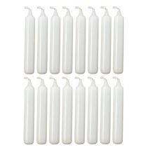 18 White .7 inch diameter German Christmas Pyramid Candles Made in Germany - $25.98