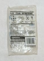 Superiorbilt 81P12B Tile Spacers One Half Inch 35 Count Cross Shape image 3