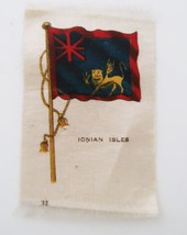1910&#39;s Tobacco Silk Flag of The Ionian Isles  # 32 in Series - $9.99