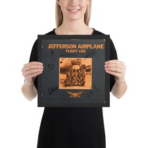 Jefferson Airplane FRAMED reprint signed &quot;Flight Log&quot; album Framed Reprint - £63.13 GBP