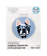 Needle Creations Bulldog With Glasses 6 Inch Punch Needle Kit - £6.28 GBP