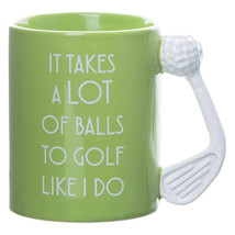 Golf Mug It Takes a Lot of Balls Mug - $37.06