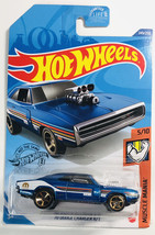 2020 Hot Wheels #5/10 Muscle Mania &#39;70 Dodge Charger R/T #249/250 Blue - £2.36 GBP