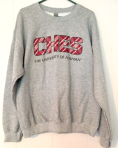 University of Alabama sweatshirt size L gray on Gildan tag - £11.65 GBP