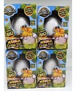 (4) DINO WORLD Megga Grow Egg Place in Water Watch it Hatch Dinosaur - $26.29 CAD