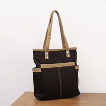 Japanese Shoulder Bag Women&#39;s Fabric Canvas Tote Bag Handbags Ladies Large Book  - £41.92 GBP