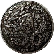 Pièce fantaisie demi-dollar 1935 avec motif Méduse - $18.55 CAD