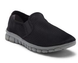 DEER STAGS NO SOX WINO SIZE 14 5 16 WIDE WIDTH BLACK MESH SLIP-ON SHOE - $44.90