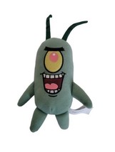 2014 Viacom SpongeBob SquarePants Plankton 7&quot; Nickelodeon Plush Toy - £11.63 GBP