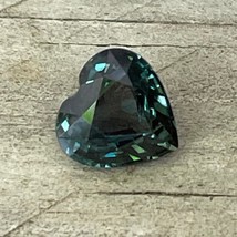 Natural Green Sapphire | Heart Cut | 1.24 Carat | 6.30x5.24 mm | Sapphire | Loos - £647.47 GBP