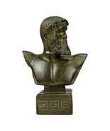 Greek Roman King God Zeus Jupiter Bust Hard Plaster Moldano Statue Sculp... - $62.36 CAD