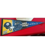 Pittsburgh Steelers Seattle Seahawks Pennant Super Bowl XL 40 2006 NFL - £58.77 GBP