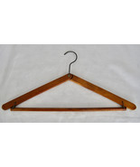 VINT. TOTALLY COLLAPSIBLE FOLDING WOODEN SUIT HANGER w/HANGING PANTS BAR- UNIQUE - $129.30 MXN